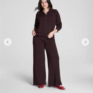 SPANX air essentials wide leg pants NWT xsmall